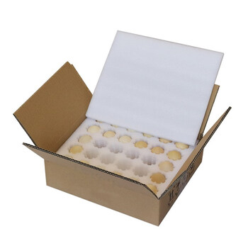 珍珠棉土草鸡蛋托防震鸡蛋包装盒鸡蛋快递包装快递泡沫鸡蛋防破碎 100