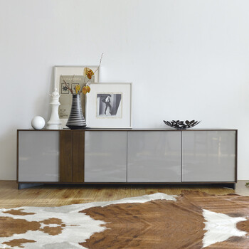 北欧时尚简约现代创意烤漆柜子餐边柜碗柜厨房卧室抽屉储物收纳柜