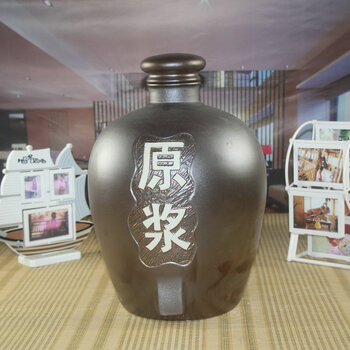 景德镇五十斤陶瓷酒坛子 酒瓶 泡酒罐 酒缸 50斤酒壶带密封水龙头 50斤原浆带龙头