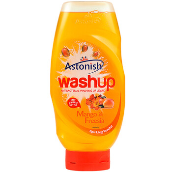 astonish 英国进口洗洁精 洗碗清洗水果芒果小苍兰香味c9911 600ml_ 9