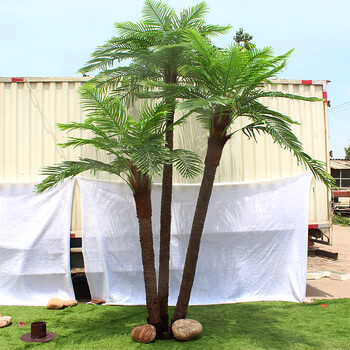 果林轩仿真热带绿植假盆栽植物大型装饰酒店落地假树棕榈树 2.