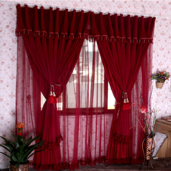 婚房窗帘图片