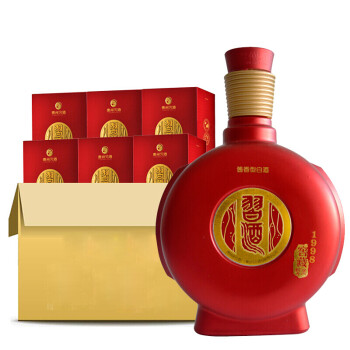 茅台 集团 习酒 窖藏1998（红盒） 53度 酱香型高度白酒 500ml*6瓶 整箱装