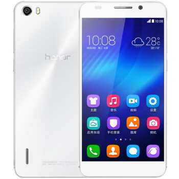 华为（HUAWEI） 荣耀6手机 白色 移动4G(16GB ROM) 标配版
