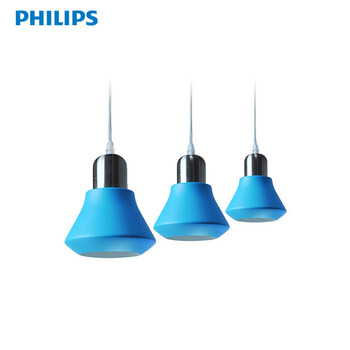 飞利浦（Philips）吊灯 灵丽3头餐吊灯  31024 白色/蓝色/红色 三头 白色