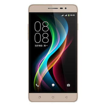 酷派 锋尚PRO Y90D 双卡双待 4G手机 尊荣金 移动4G版 标配