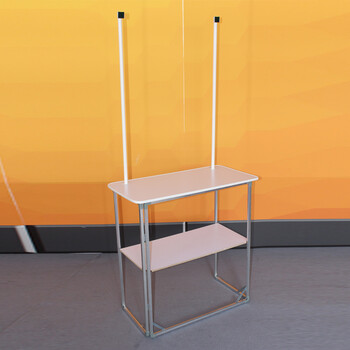 铝合金促销台展示架折叠桌 便携广告招生地推桌超市试吃台展示台 空铝