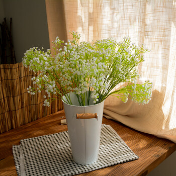 虞溪村 满天星仿真花假花仿真干花塑料花装饰花客厅商场影楼婚纱花艺