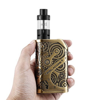 特斯拉时光齿轮电子烟套装大烟雾朋克风格戒烟器蒸汽烟具温控盒烟