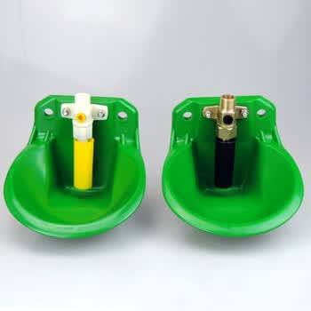 羊饮水碗铜阀头工程塑料羊用饮水器羊自动喝水碗抗摔碰养殖羊水碗