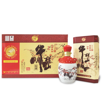 牛栏山 白酒 二锅头 百年陈酿 三牛(狗年 生肖酒)限量版 53度 500ml*6