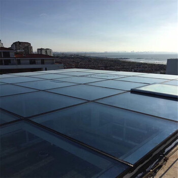 电动天窗 铝合金窗户 深圳阳光房钢结构 玻璃房露台封闭阳台 天窗