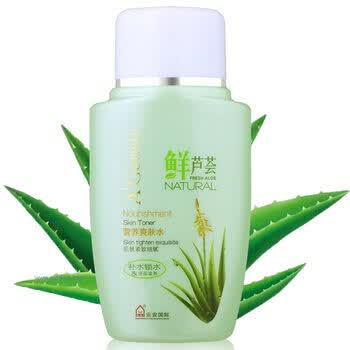 安安金纯鲜芦荟营养爽肤水125ml 保湿补水滋润_ 5折现价16元