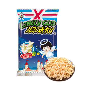 旺旺 浪味仙 膨化食品 零食薯片 蔬菜味70g