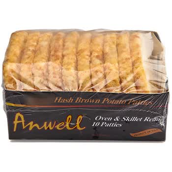 安维薯饼 安维 Anwell 美国原味薯饼620g 非转基因冷冻薯饼方便速食油炸小食方便面食搭档半成品菜 行情报价价格评测 京东