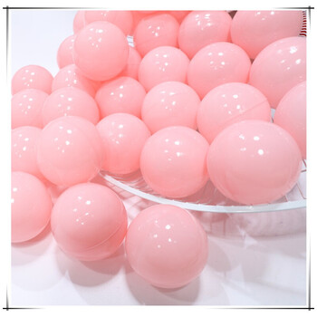 海洋球 波波球 加厚游乐场球池彩色 马卡龙香粉色7cm100个 年后发货