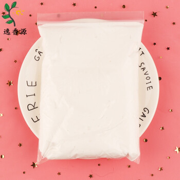 硼砂材料超轻粘土12色太空泥彩泥100g纸黏土史莱姆材料 黏土白色100克