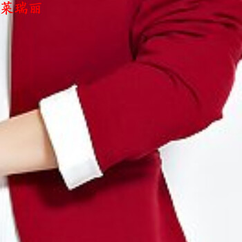 莱瑞丽 2015卫衣小西服三件套 3089 酒红色 XXL