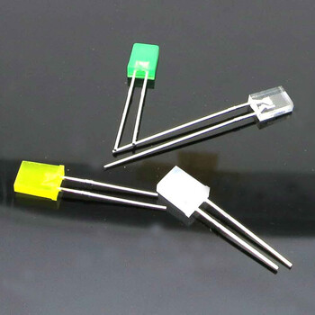 千水星方形led 彩色led灯珠发光二极管diy电子制作配件红黄蓝绿白模型车灯1包 蓝光10只 京东jd Com