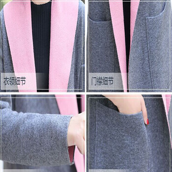 秋冬新款女妮子大衣2015韩版时尚大牌高档貂绒中长款女保暖女大衣风衣外套百搭女装 桔红色 M