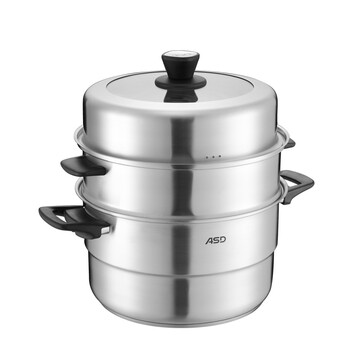 
                                        爱仕达 ASD 304不锈钢三层复合底30厘米蒸锅 QN1530                