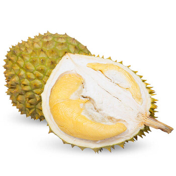 逗鲜 新鲜进口水果泰国干尧榴莲带壳1个(约2.5-3kg)