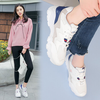 marbor2018新款运动鞋女街拍复古学生休闲鞋韩版青春活力原宿跑鞋 深