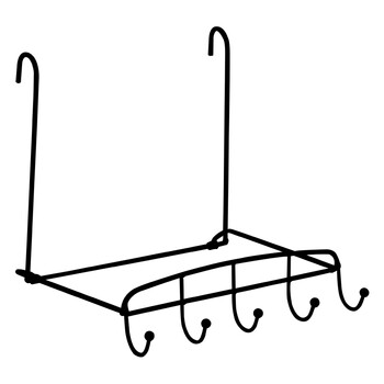 凤全 壁挂脸盆架卫生间浴室玻璃无痕免钉瓷砖吸盘挂架 黑色(不带粘钩