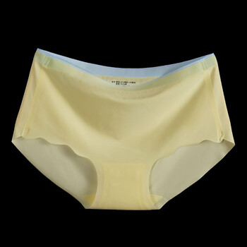 中腰大码透气提臀纯棉女士三角内裤头 一片式冰丝无痕内裤女 薄款