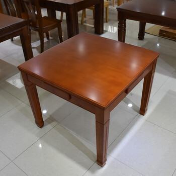 实木餐桌小方桌四方桌正方形小户型餐桌椅组合简约小桌子四人牌桌 90