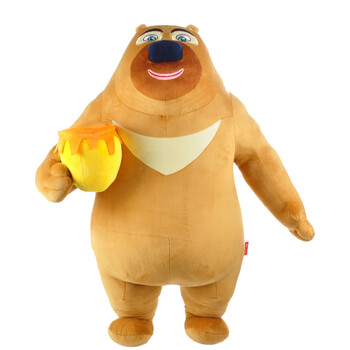 多多堡 《熊出没-变形记》毛绒玩具熊大熊二公仔儿童玩偶布娃娃生日