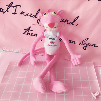 装饰挂布少女心拍摄道具摄影直播网红粉色背景布 粉红豹公仔(55cm)