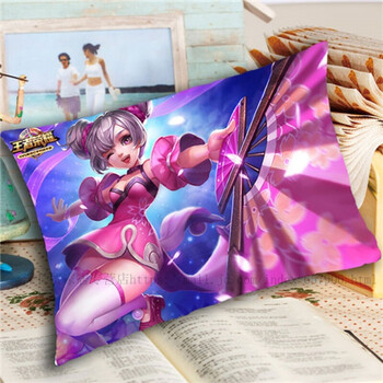 秋冬宝宝绒王者荣耀长抱枕玩具玩偶王者荣耀李白庄周等身抱枕 小乔-恋