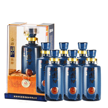 2012年生产 西凤酒金藏十年陈酿 52度 凤香型白酒礼盒装整箱500ml*6瓶