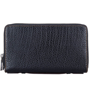 蔻驰男款手拿包 Coach 蔻驰奢侈品男士黑色皮质大号手拿包手拎包f Blk 行情报价价格评测 京东