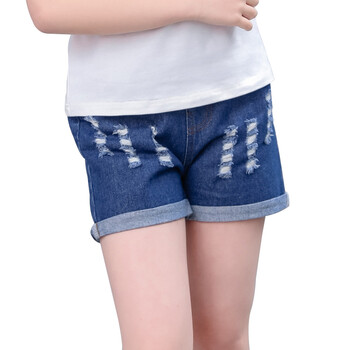 女童牛仔短裤破洞12中大童10夏季9热裤8女孩儿童7夏天6超短裤13岁