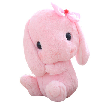 洛克兔可爱兔子公仔毛绒玩具小白兔抱枕垂耳兔布娃娃玩偶情人节儿童节