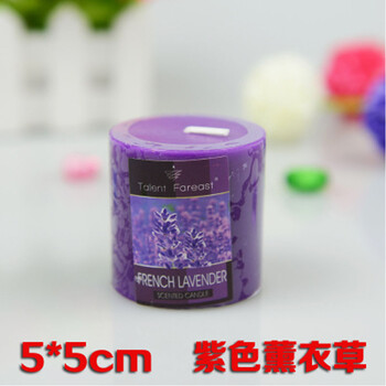 安礼轩香薰无烟蜡烛生日婚庆婚礼求婚蜡烛浪漫欧式圆柱香味蜡烛 5*5--热带水果/红