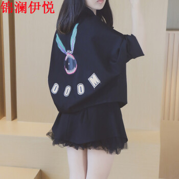 锦澜伊悦时尚女款百褶短款半身裙2015春秋装韩版蓬蓬网纱A字裙 潮 黑色 L