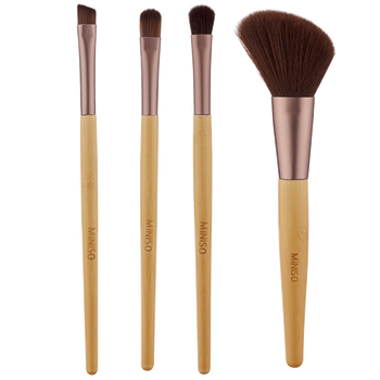 名创优品 Miniso 天然竹木系列眼部双头套刷 2支装 化妆品套装女初学者 款式随机发 4支装 图片价格品牌报价 京东