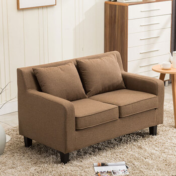 办公家具办公沙发办公简易双人北欧小户型布艺沙发沙发出租房客厅休息