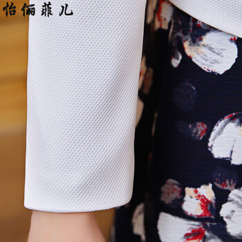 怡俪菲儿  短外套 女 2016春装新款修身显瘦百搭短款小外套 欧洲站女式白色小西装 27 白.色 M