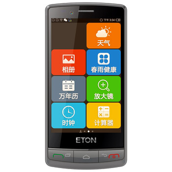 亿通（ETON） P11 移动4G  智能老人手机  双卡双待 星空灰