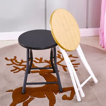 折叠凳凳小板凳矮凳小圆凳凳家用凳非塑料凳子户外折叠凳 与店铺55cm