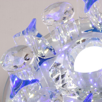 形泰   过道水晶灯走廊灯门厅灯玄关灯创意海豚造型灯具送LED光源