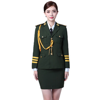 海军军装演出服 乐队服装军鼓文艺女兵升旗手服装仪仗队国旗班礼服 军