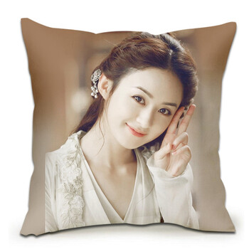 居家布艺 抱枕靠垫 端木薇薇 赵丽颖抱枕头定制定做真人大号可爱学生