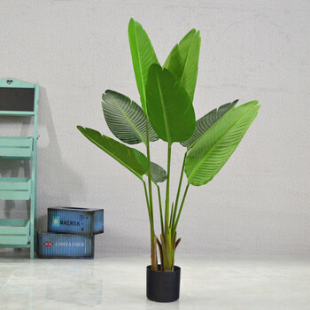 北欧仿真植物天堂鸟芭蕉树旅人蕉香蕉树热带假树绿植盆栽盆景 1.