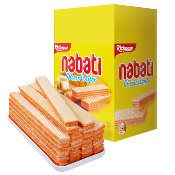 丽芝士（Richeese）印尼进口 Nabati  奶酪味威化饼干 460g/盒 进口芝士奶酪夹心