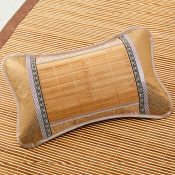 夏天凉枕头学生单人凉爽茶叶枕芯麻将枕竹枕夏季凉席枕头 碳化竹丝